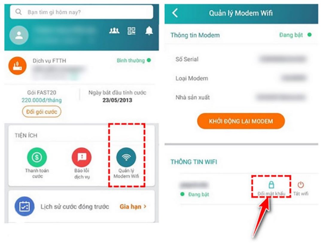 Một số lưu trong cách đổi mật khẩu wifi viettel