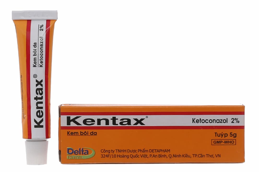 Kentax 2% – Kem bôi trị nấm da đầu